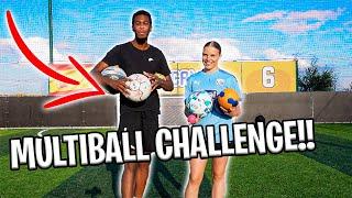 I Did The Multiball Crossbar Challenge Against My Girlfriend!!!