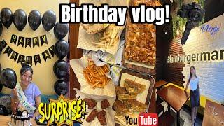 Birthday vlog  of @donlha // Exploring new cafés in Mysore // Burger Man cafe // Subscribe