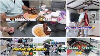 COCINANDO ‍ CARNE  ASADA PARA LA FAMILIA  ME CAMBIARON LAS CHAPAS DE LA PUERTA 🫢POR