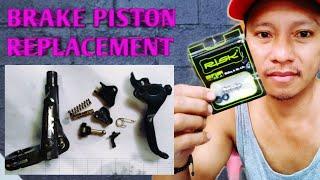 SHIMANO XT BRAKE LEVER PISTON REPLACEMENT | OVERHAUL | INSTALLING RISK | SHOPPE FINDS | ProjecTrebs