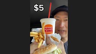 $5 Burger King Meal 