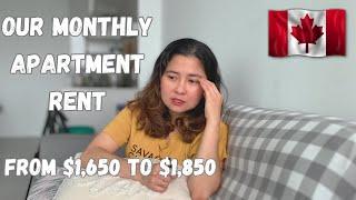 Our Condo apartment monthly rent was raised from $1,650 to $1,850