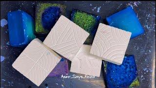 ASMR | Carved Plain Janes | Vibrant Blue and Purple Dyed and Reforms