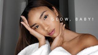 GLOW, BABY! My 10-Step Evening Skincare Routine | rachelteetyler