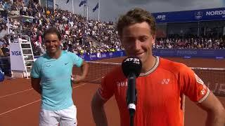 Rafael Nadal & Casper Ruud - Interview - Nordea Open 2024