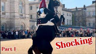 BREAKING THE RECORD : Highest Rear up at Horse GUARDS