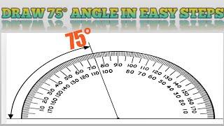 Construction of 75° Angle With COMPASS