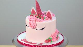 Pink Unicorn Cake Tutorial