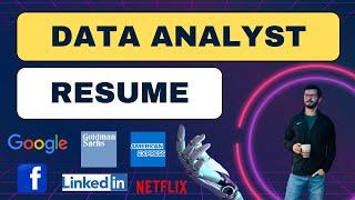 Create the Perfect Data Analyst Resume | Resume Guide for Fresher