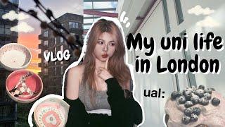 【Vlog】英國生活 | Ual 倫敦藝術大學｜女大學生的一周 | 宅女煮飯 | My Uni Life in London ｜英國留學日記