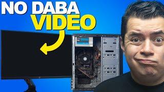 PC prendía pero NO DABA VIDEO ¡ASÍ DE FACIL LA ARREGLÉ!