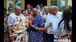 INCOMING PRESIDENT JOHN DRAMANI MAHAMA OPENING OF A MATERNITY WARD IN NKURANZA NORTH CONSTITUENCY