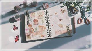 ASMR & soft music // Journal with me 