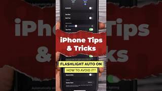 Prevent iPhone Flashlight or Camera Auto Turn ON and Battery Drain #Tips and #Tricks