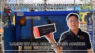 REVIEW PRODUCT TERBARU DARI MAYIN, 2IN1 UV STERILIZATION LAMP! LAMPU UV ADA OZONE NYA? APAKAH BAGUS?