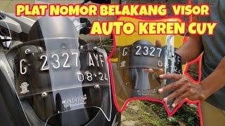 Cara Pasang PLAT NOMOR Di Belakang Visor Yamaha NMAX