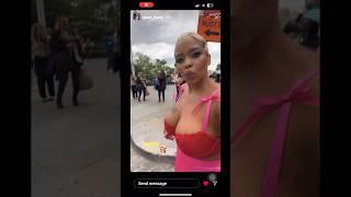 You won’t believe what this sexy model #glam_hause and  #candytheimpala did in public #nyc