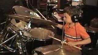 7 Year old Harry Strunk plays Ringo's "The End"  Drum Solo