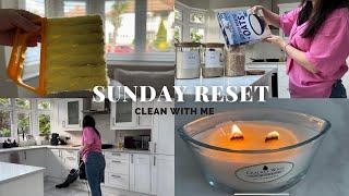 CLEAN WITH ME // RELAXING SUNDAY RESET // CLEANING MOTIVATION