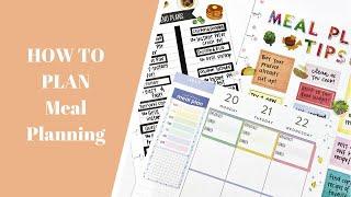 HOW TO PLAN- Meal Planning