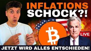  US INFLATION LIVE: ALARMSTUFE ROT! BITCOIN RALLY oder TOTALABSTURZ? 