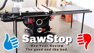 SawStop Review - 1 Year Later (The good and bad)