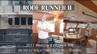 2011 Marlow Explorer 70E Rode Runner II Yacht For Sale Walk-thru