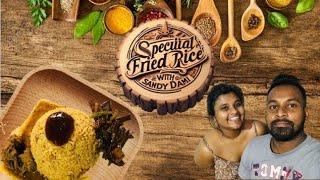 Our special Fried Rice Recipe  | සිංහල Vlog | Cooking together with Sandy and Dami - Episode 3