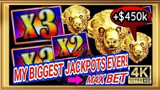 My New BIGGEST JACKPOT EVER in MAX BET at Buffalo Gold Collection Slot