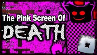 THE PINK SCREEN OF DEATH GLITCH IS BACK!? (ROBLOX)