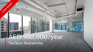 Fitted Office For Rent In The Iconic The Opus, Business Bay | Dubai Commercial Real Estate