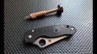 How to disassemble and maintain the Spyderco Para3 Lightweight Pocketknife