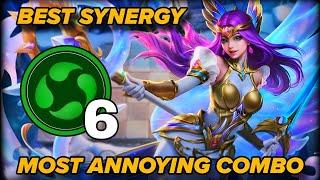 MOST ANNOYING COMBO ODETTE ELEMENTALIST ‼️ BEST SYNERGY FOR ZILONG COMMANDER 2024  MLBB MAGIC CHESS