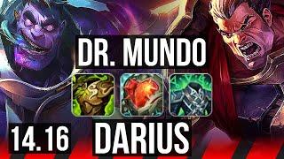 DR. MUNDO vs DARIUS (TOP) | 5k comeback, 42k DMG | EUW Master | 14.16