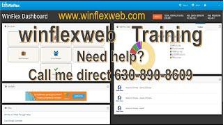 winflexweb Training  Get the most from winflexweb