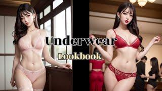 Underwear Lookbook | 4K | AI Art Lab