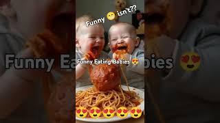 Funny Eating Babies Funny  isn't?#cutekids #kids #kidsfashion #cute #fashionkids#babygirl #cutebaby