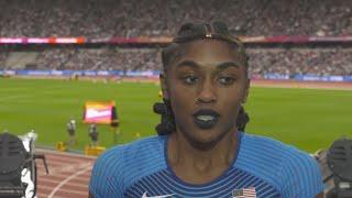 WCH 2017 London – Christina Manning USA 100 Metres Hurdles Semi-Final