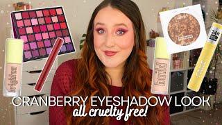 CRANBERRY AUTUMN MAKEUP LOOK! Beauty Bay Berries Eyeshadow Palette, Made By Mitchell Foundation Fall