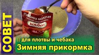 Зимняя прикормка для плотвы своими руками. Лучшая бюджетная прикормка