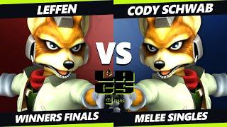 LACS 5 Winners Finals - Cody Schwab (Fox) Vs. Leffen (Fox) Smash Melee - SSBM