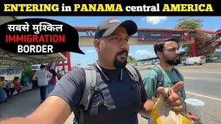 ENTERING PANAMA from COSTA RICA || INDIAN IN CENTRAL AMERICA