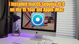 Apple iMac Late 2009 Upgrade to macOS Sequoia - Fresh Install Method