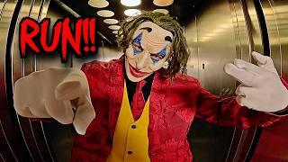 JOKER PARKOUR CHASE IN REAL LIFE (HORROR POV)