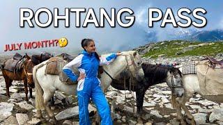 Manali to Rohtang Pass by Road 2024 - Rohtang Pass Snow Activity June Month? #rohtang #manali