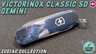 Victorinox Classic SD Zodiac Collection Gemini Swiss Army Knife - 0.6223.79-X3