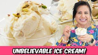 No Cream! No Condensed Milk! No Milk Powder! Healthy Creamy Ice Cream Recipe in Urdu Hindi - RKK