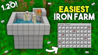 Minecraft Iron Farm 1.21+ Tutorial in Bedrock!