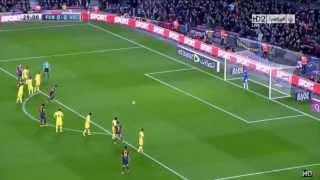 1-0 Barcelona - Villarreal GOAL NEYMAR 14/12/13 HD Барселона-Вильярреал Неймар