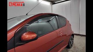 Дефлекторы (ветровики) окон 2D - PEUGEOT 107 (I рестайлинг) с 2009г.в. - strelka11.ru